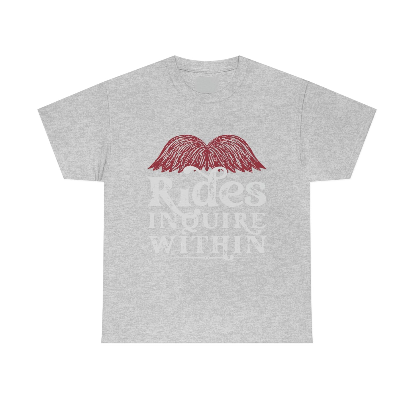 Mustache Rides - Funny Shirt